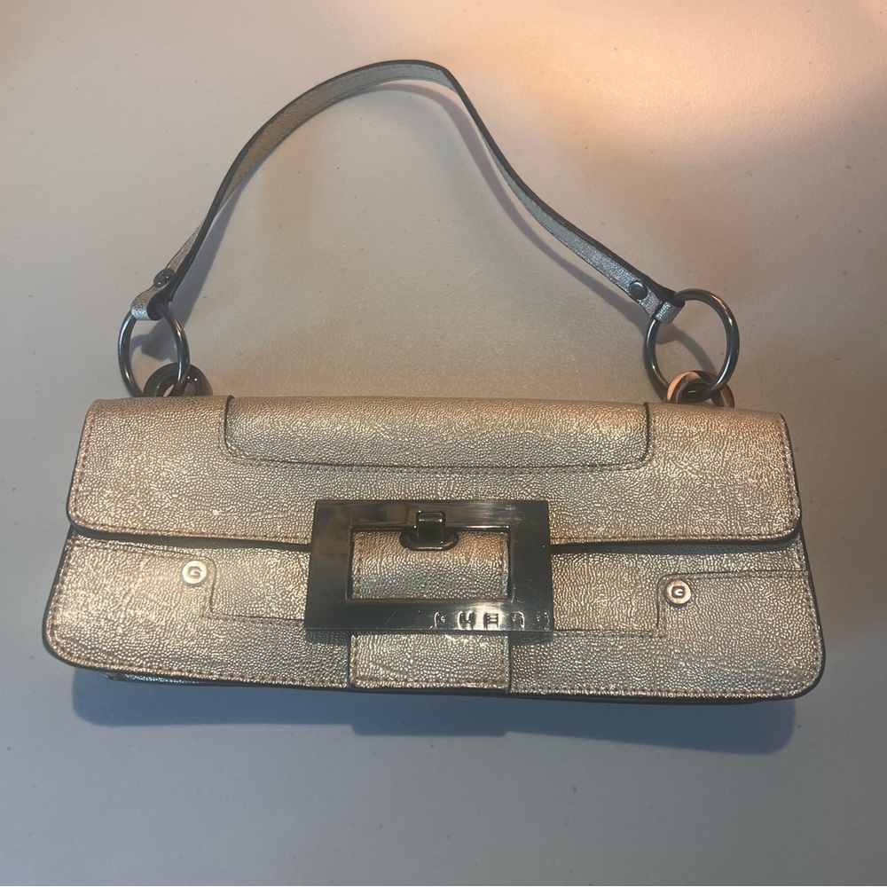 Guess Metallic Gold Clutch